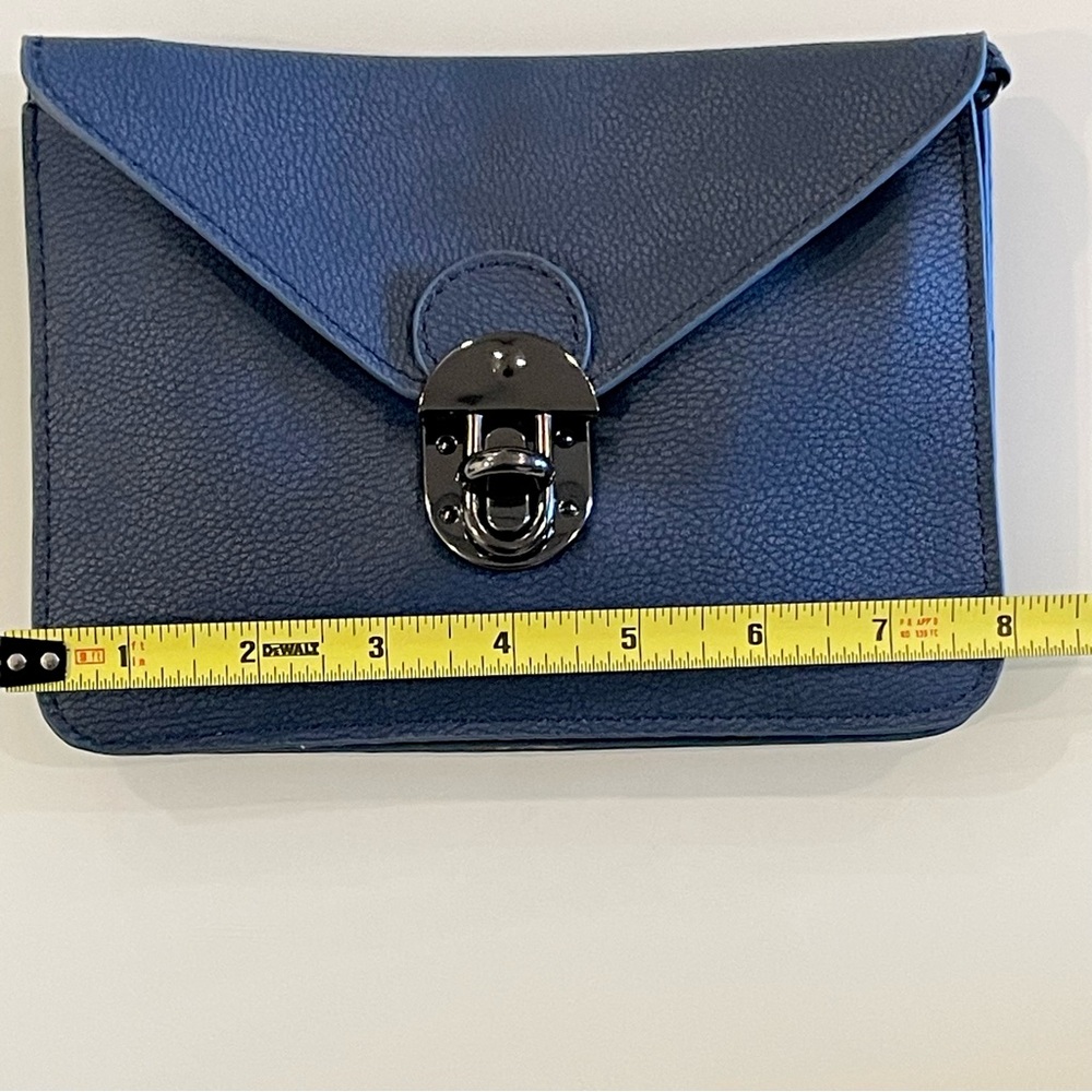 Small Blue Crossbody / Clutch Bag Purse - Picture 8 of 8